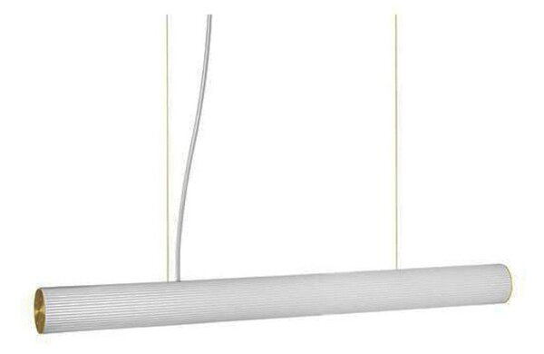 Lampada a sospensione ferm LIVING, Vuelta 100, dimmerabile, Bianco, Soggiorno, Vetro, Design