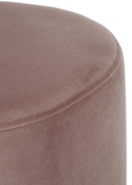 Pouf in velluto Orchid