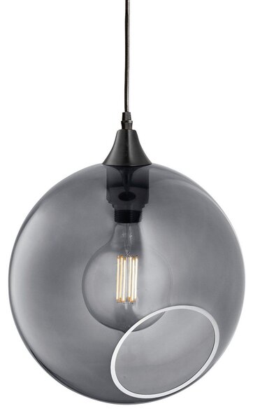 Lampada a sospensione DESIGN BY US, Ballroom XL, dimmerabile, Grigio, Soggiorno, Vetro, Design
