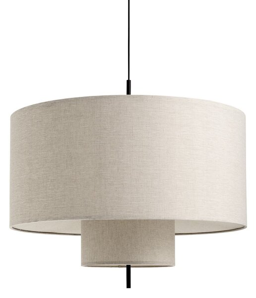 Lampada a sospensione New Works, Margin, dimmerabile, Beige, Soggiorno, Tessuto / Tessile, Design