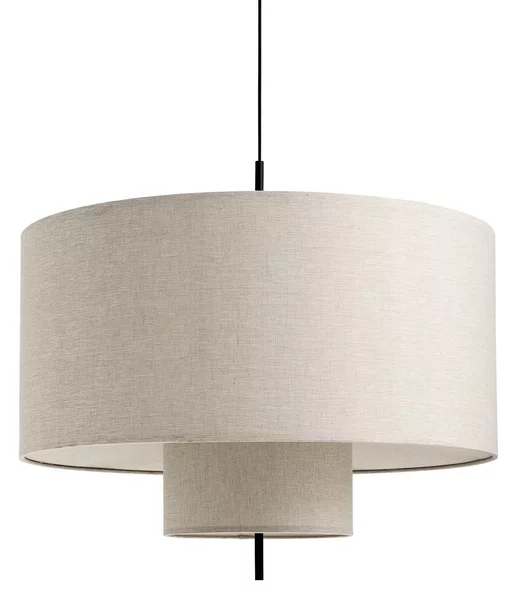 Lampada a sospensione New Works, Margin, dimmerabile, Beige, Soggiorno, Tessuto / Tessile, Design