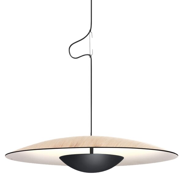 Lampada a sospensione MARSET, Ginger, dimmerabile, Legno, Soggiorno, Legno, Design