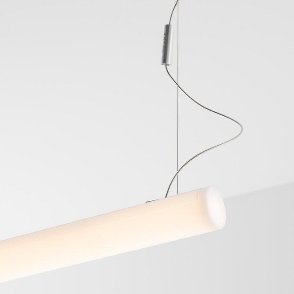 Lampada a sospensione Artemide, Alphabet of light, dimmerabile, Bianco, Soggiorno, Plastica, Design