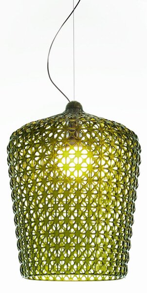 Lampada a sospensione Kartell, Kabuki, Verde, Soggiorno, Plastica, Design