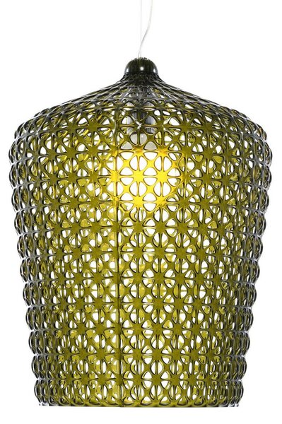 Lampada a sospensione Kartell, Kabuki, Verde, Soggiorno, Plastica, Design