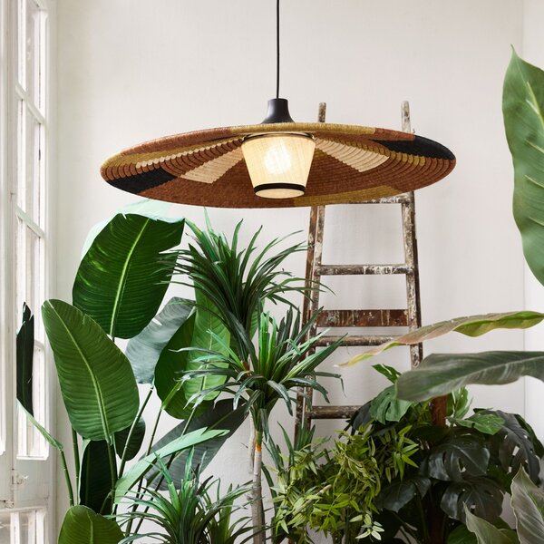Lampada a sospensione Forestier, Parrot L, dimmerabile, Marrone / Ruggine, Soggiorno, Design