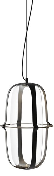 Lampada a sospensione kdln, Kooi, dimmerabile, Nero, Soggiorno, Alluminio, Design