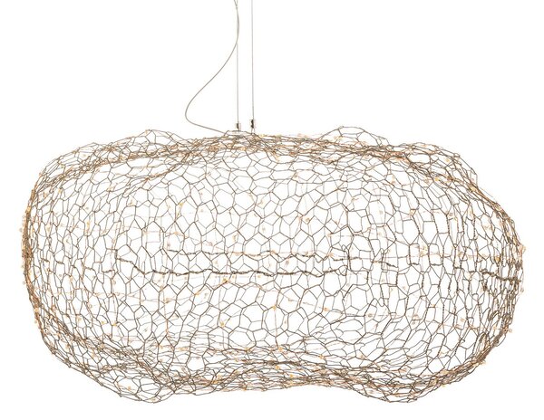 Lampada a sospensione By Rydéns, Hayden, dimmerabile, Dorato / Ottone, Soggiorno, Metallo, Design