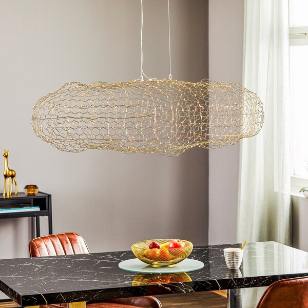 Lampada a sospensione By Rydéns, Hayden, dimmerabile, Dorato / Ottone, Soggiorno, Metallo, Design