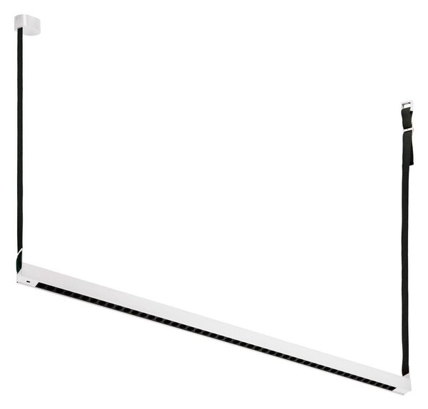 Lampada a sospensione LOOM DESIGN, Belto, dimmerabile, Bianco, Sala da pranzo, Alluminio, Moderno