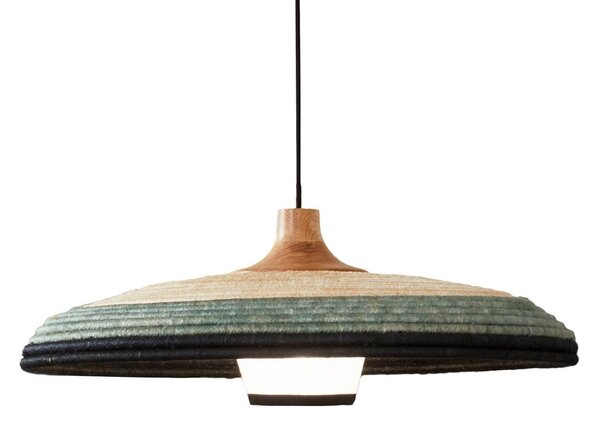 Lampada a sospensione Forestier, Grass M, dimmerabile, Blu, Soggiorno, Design