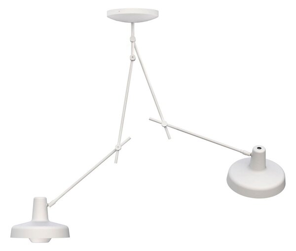 Plafoniera GRUPA, Arigato, dimmerabile, Bianco, Studio / Ufficio, Metallo