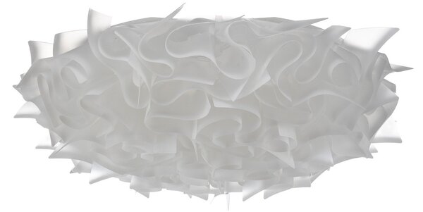 Plafoniera Slamp, VELI, dimmerabile, Bianco, Soggiorno, Plastica, Design