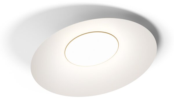 Plafoniera kdln, Kate, dimmerabile, Bianco, Soggiorno, Alluminio, Design