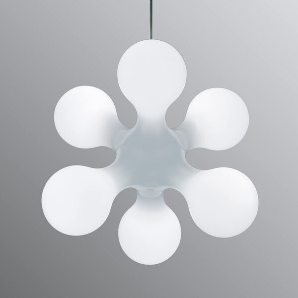 Lampada a sospensione kdln, ATOMIUM, dimmerabile, Bianco, Soggiorno, Metallo, Design