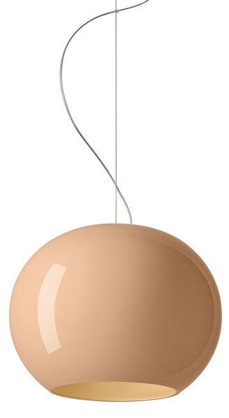 Lampada a sospensione Foscarini, Buds 3, dimmerabile, Beige, Soggiorno, Vetro, Design
