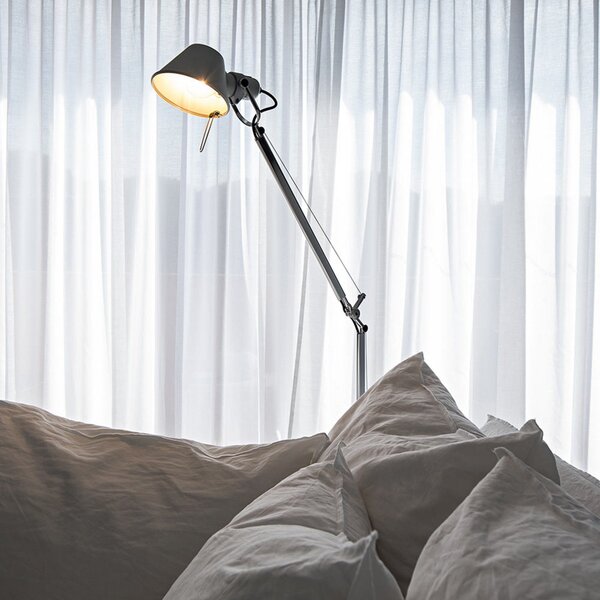 Lampada da terra Artemide, Tolomeo Reading, dimmerabile, Metallizzato, Soggiorno, Metallo, Design