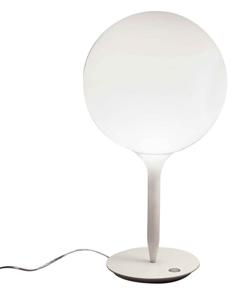 Lampade da tavolo Artemide, Castore, dimmerabile, Bianco, Soggiorno, Plastica, Design