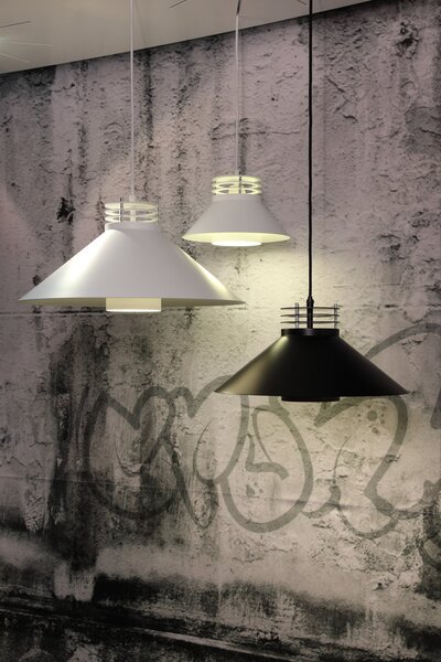 Lampada a sospensione CPH Lighting, Nero, Soggiorno, Alluminio