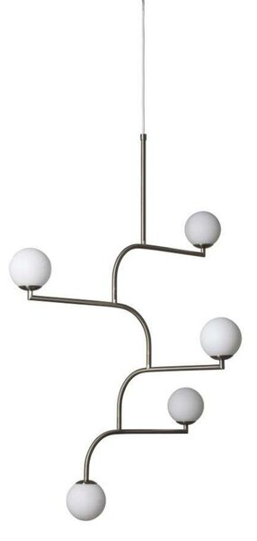 Lampada a sospensione Pholc, Metallizzato, Soggiorno, Metallo