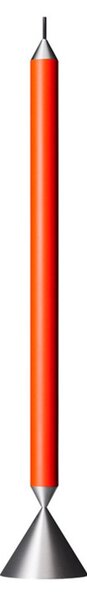 Apollo 59 Lampada a Sospensione Red Orange/Aluminium - Pholc