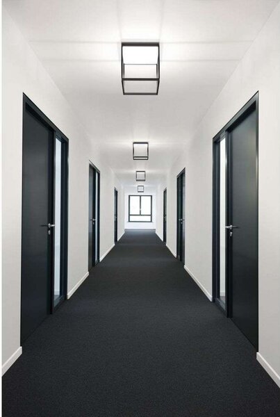 Plafoniera Serien Lighting, dimmerabile, Nero, Soggiorno, Alluminio