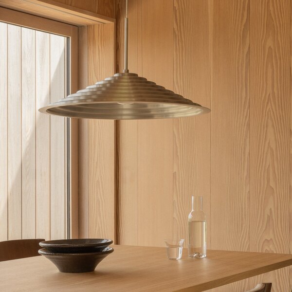 Lampada a sospensione Audo Copenhagen, Chancery, dimmerabile, Metallizzato, Soggiorno, Alluminio, Design