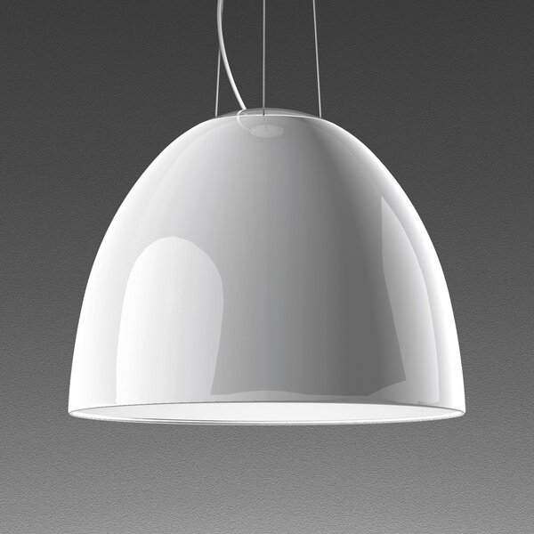 Lampada a sospensione Artemide, Nur Gloss, dimmerabile, Bianco, Soggiorno, Plastica, Design