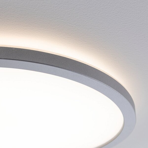 Plafoniera Paulmann, Atria Shine, Grigio, Soggiorno, Plastica, Moderno