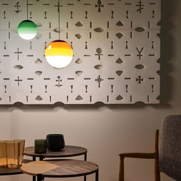 Lampada a sospensione MARSET, Dipping Light, dimmerabile, Verde, Soggiorno, Vetro, Design