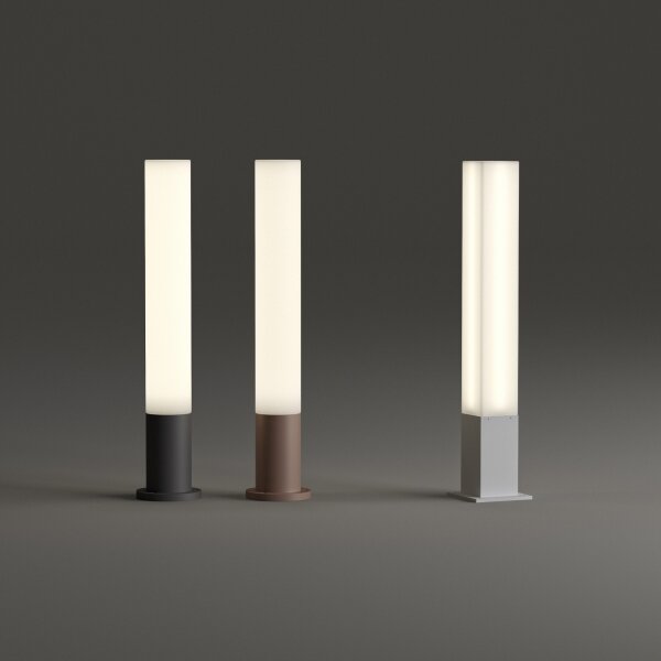 Ideal Lux - Lampada da esterno EDO OUTDOOR 1xGX53/15W/230V 79 cm IP65 marrone