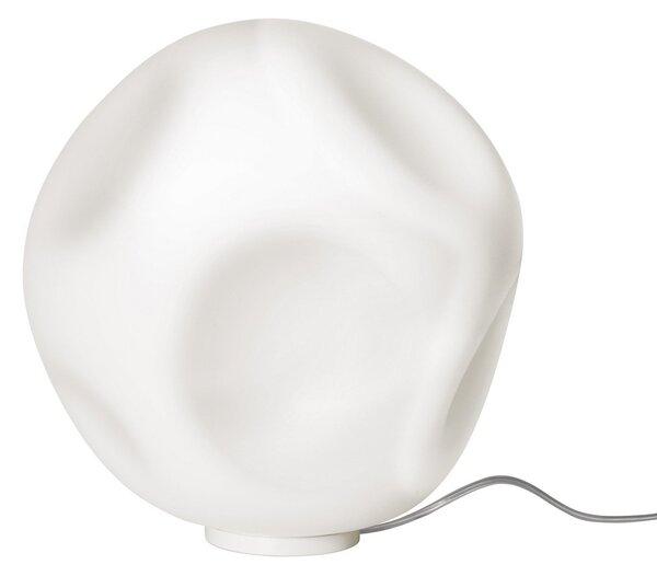 Lampade da tavolo Foscarini, Hoba Grande, Bianco, Soggiorno, Vetro, Design
