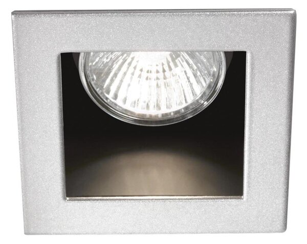 Ideal Lux - Faretto da incasso FUNKY 1xGU10/50W/230V 9x9 cm cromo opaco