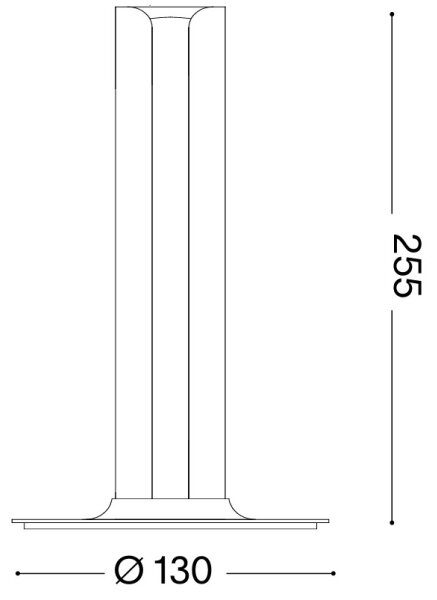 Ideal Lux - Lampada da tavolo dimmerabile a LED DORICA LED/8W/230V CRI 90 blu