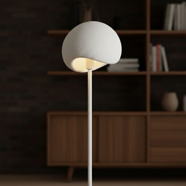 Brilagi - Lampada da terra WABI SABI 1xE27/40W/230V bianca