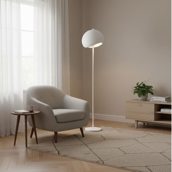 Brilagi - Lampada da terra WABI SABI 1xE27/40W/230V bianca