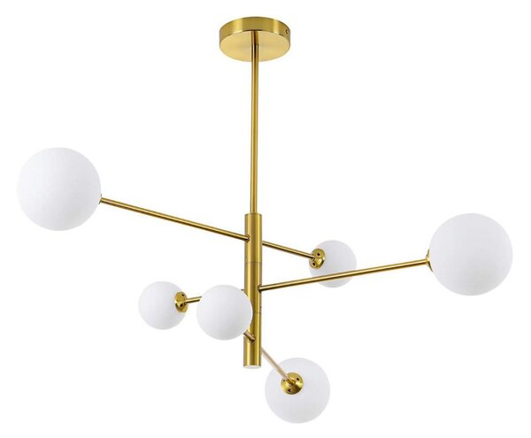 Lampadario a stelo DORADO 6xG9/40W/230V, finitura dorata