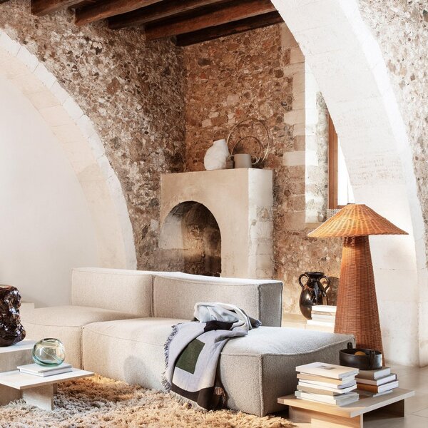 Lampada da terra ferm LIVING, Dou, Legno, Soggiorno, Legno, Design