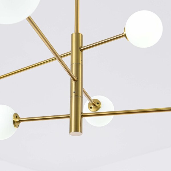 Lampadario a stelo DORADO 6xG9/40W/230V, finitura dorata