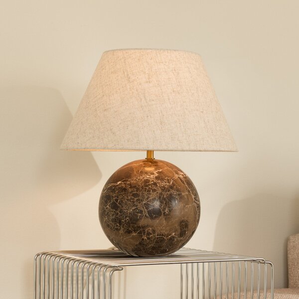 Lampade da tavolo Globen Lighting, Marrone / Ruggine, Soggiorno, Tessuto / Tessile, Design