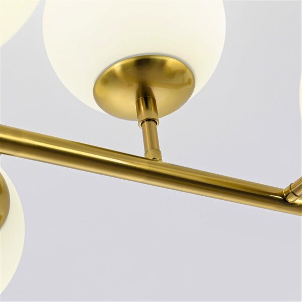 Lampadario a stelo DORADO 8xE14/40W/230V dorato