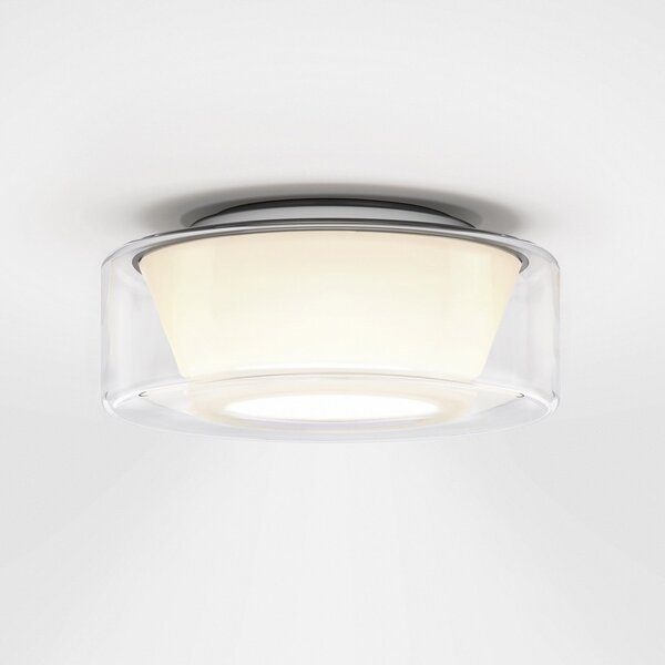 Plafoniera Serien Lighting, Curling M, dimmerabile, Trasparente, Soggiorno, Vetro, Design