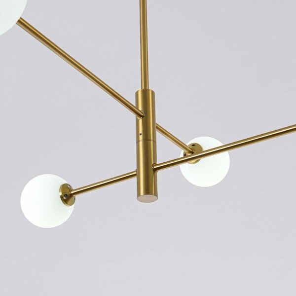 Lampadario a stelo DORADO 4xG9/40W/230V, finitura oro