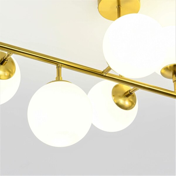 Lampadario a stelo DORADO 8xE14/40W/230V dorato