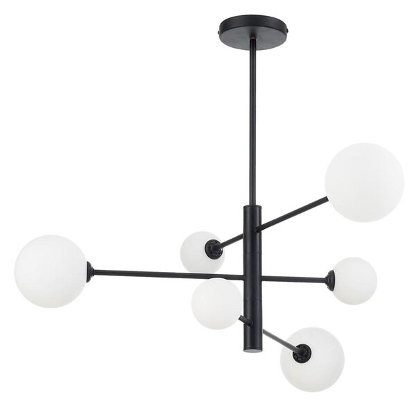 Lampadario a stelo DORADO 6xG9/40W/230V nero