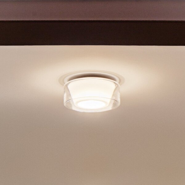 Plafoniera Serien Lighting, Curling M, dimmerabile, Trasparente, Soggiorno, Vetro, Design