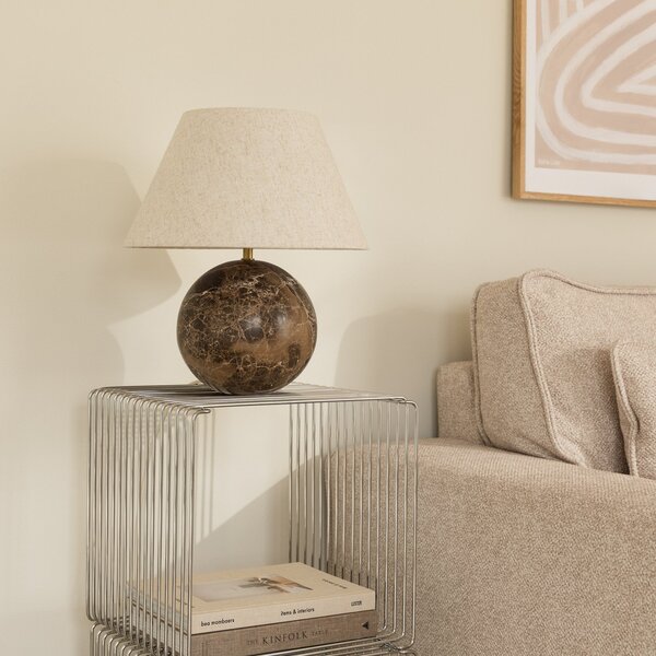 Lampade da tavolo Globen Lighting, Marrone / Ruggine, Soggiorno, Tessuto / Tessile, Design
