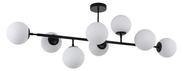 Lampadario a stelo DORADO 8xE14/40W/230V nero