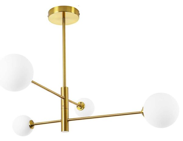 Lampadario a stelo DORADO 4xG9/40W/230V, finitura oro
