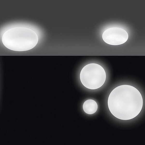 Applique da parete Artemide, Itka, dimmerabile, Bianco, Soggiorno, Vetro, Moderno